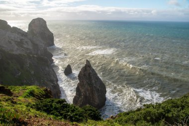 Portekiz 'deki Atlantik Okyanusu kıyısı, Cabo da Roca