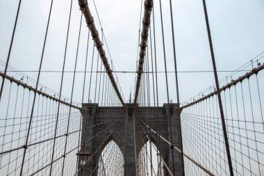 New York 'taki Brooklyn Köprüsü, Amerika Birleşik Devletleri.