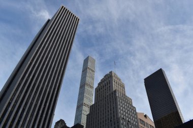 Manhattan 'daki gökdelenler. NYC.