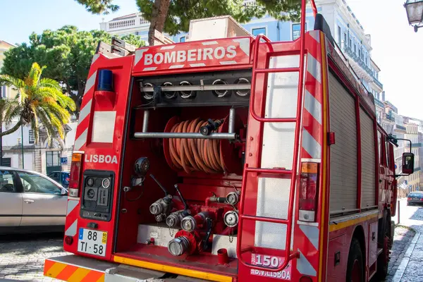 Fire engine in Lisbon