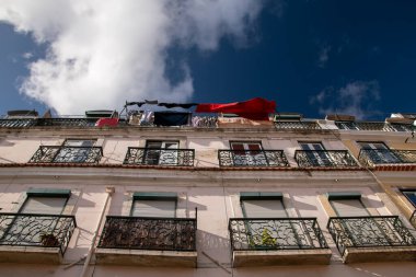 Lizbon 'un tarihi merkezi.