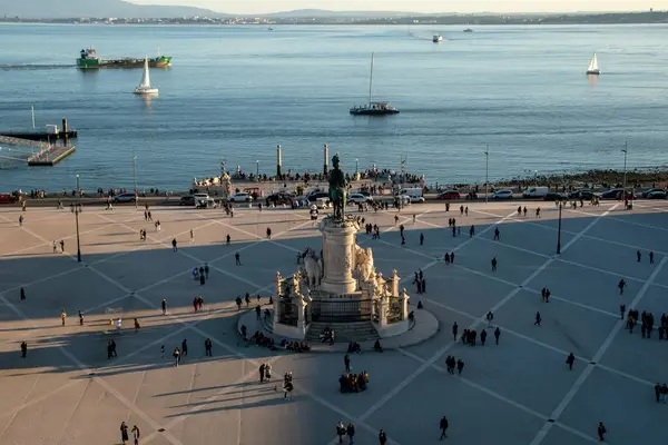 Lizbon, Portekiz meydanının manzarası
