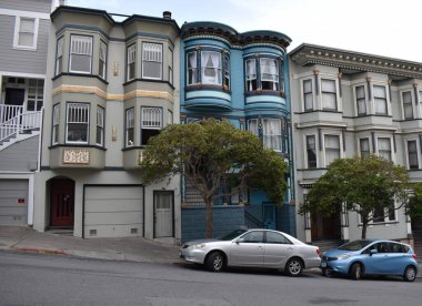 San Francisco 'daki eski binalar