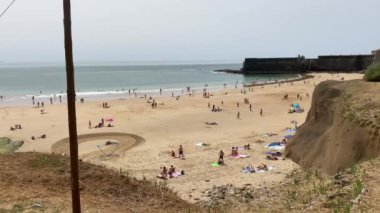 Cascais, Portekiz 'deki çarpıcı sahil manzarası