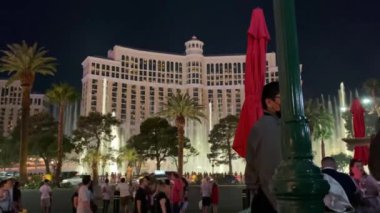 Las Vegas, Nevada, ABD 'de dans çeşmesi