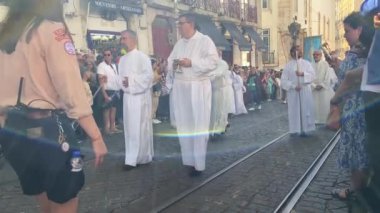 Lizbon, Portekiz 'in renkli sokakları 