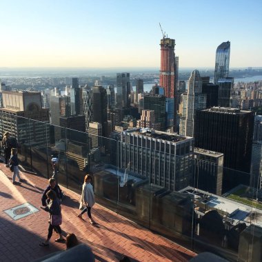 Manhattan'ın tepesinden görünümü