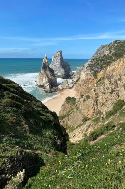 Cabo da Roca, Portekiz 'in en güzel plajlarından biri.