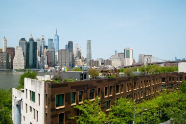 Brooklyn 'den Manhattan manzarası.