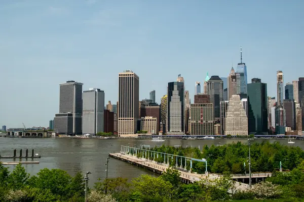 Manhattan Skyline, New York City, Amerika Birleşik Devletleri