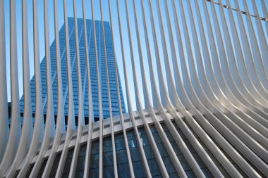 Manhattan 'daki Dünya Ticaret Merkezi, New York, alışveriş merkezi, New York, ABD
