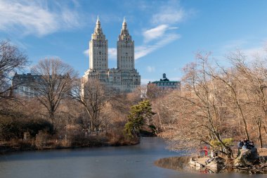 Lake in the Central Park in the New York City, Manhattan, NYC, New York, ABD