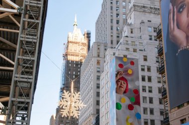 Manhattan, New York, New York, New York, ABD, 5. Cadde, New York modern mimarisi, şehir manzarası pencereli cepheler