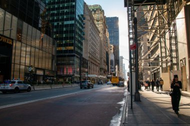 New York City haber fotoğrafları, sokaktaki insanlar, modern şehir manzarası, Manhattan, New York, New York, ABD