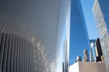 Manhattan 'daki Dünya Ticaret Merkezi, New York, alışveriş merkezi, New York, ABD