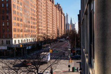 New York City haber fotoğrafları, sokaktaki insanlar, modern şehir manzarası, Manhattan, New York, New York, ABD