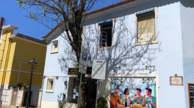 Portekiz, Oeiras 'ın tarihi merkezindeki rahat sokaklar