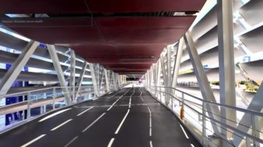 Lizbon Okyanusu 'nun modern binası, Expo Parkı, Milletler Parkı, Portekiz, 12 Eylül 2024