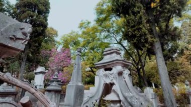 Lizbon, Portekiz 'de eski mezar taşları