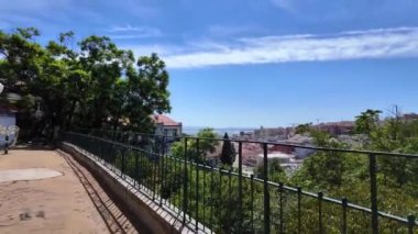 Lizbon 'un manzarası, turistler bu kültürü yaşıyor, popüler sokak