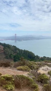 Golden Gate Köprüsü San Francisco görünümünü