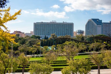 Parkın manzarası ve Lizbon 'daki Four Seasons Ritz Oteli