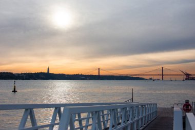 Lizbon, Portekiz panoramik görünümü