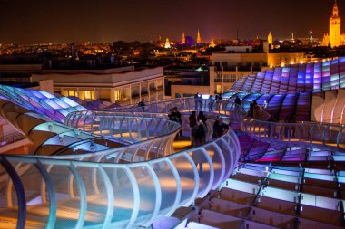 Metropol Şemsiyesinin Sevilla 'daki gece görüşü