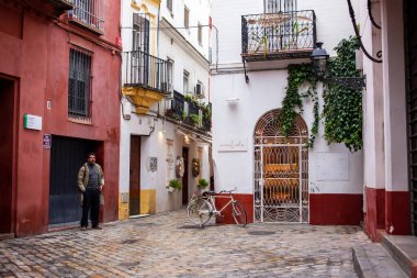 Street view in Seville, Andalusia, Spain clipart