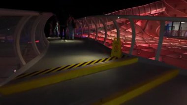 Metropol Şemsiyesi, Seville, İspanya 'da romantik bir akşam.