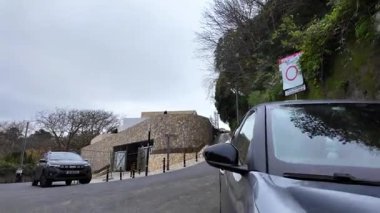 Sintra 'nın karamsar seyahat görüntüleri bulutlu bir günde