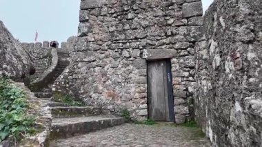 Fas Şatosu Sintra Portekiz 'de UNESCO Miras Yürüyüşü