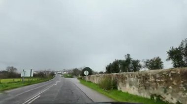 Bir aracın içinden yolculuk perspektifi