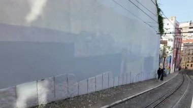 Lizbon yürüyüşü görüntüsü, güneş ışığı, Avrupa gezisi