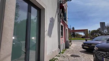 Avrupa 'nın canlı eski caddesi POV