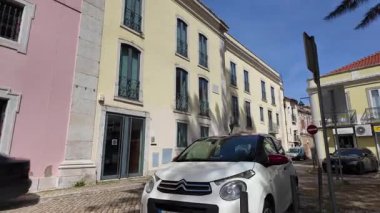 Avrupa 'nın renkli deniz kenti. Yürüyen POV' u var.