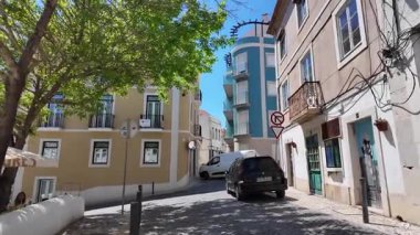 Susimbra yaşam tarzı videosu Pastel evler ve su ile