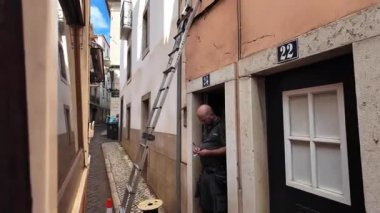 Lizbon tramvayı 28, kaldırımlı sokaklar ve tarihi cazibe, Avrupa şehir seyahat teması