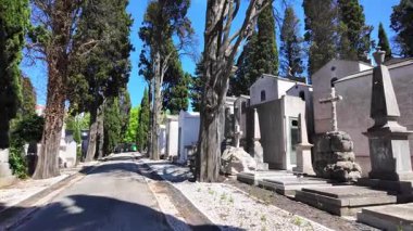 Eskimiş mezarlarla dolu huzurlu mezarlığı keşfetmek