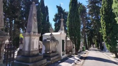 Tarihi cazibesi ve sessiz mezar taşlarıyla eski bir mezarlık.