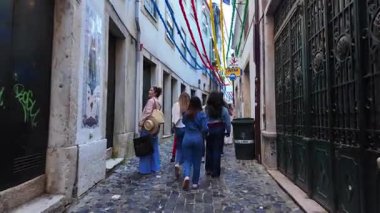 Bright Lisbon lights and culture during Saint Anthony party