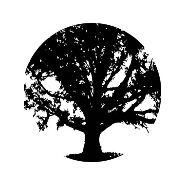 siyah ve beyaz ağaç ve yeşil yaprak vektör sanat tasarımı arka plan, ağaç vektör sanatı, siyah renk ağacı, set, yapraklar dizayn, yaprak, palmiye ağacı