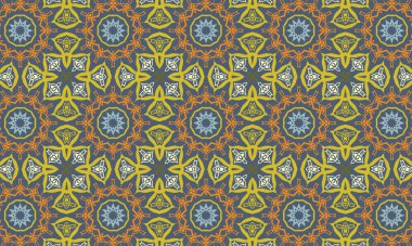 Çiçeksel arka plan klasik iz tasarımı, soyut desen, kusursuz tekrarlanmayan vektör tasarımı, batik izi, uzun elbise baskısı tasarımı, tekstil kumaş baskısı, el çizimi sanatı, mandala tasarım deseni, bulunan çember.  