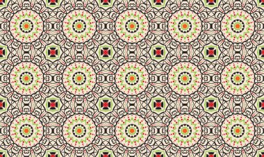 Çiçeksel arka plan klasik iz tasarımı, soyut desen, kusursuz tekrarlanmayan vektör tasarımı, batik izi, uzun elbise baskısı tasarımı, tekstil kumaş baskısı, el çizimi sanatı, mandala tasarım deseni, bulunan çember.  