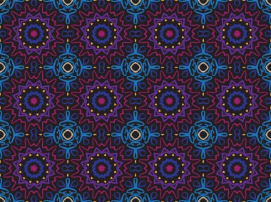 Çiçeksel arka plan klasik iz tasarımı, soyut desen, kusursuz tekrarlanmayan vektör tasarımı, batik izi, uzun elbise baskısı tasarımı, tekstil kumaş baskısı, el çizimi sanatı, mandala tasarım deseni, bulunan çember.  