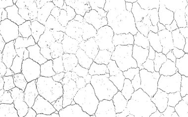 Kırık bir duvarın siyah beyaz fotoğrafı, grunge dokusu, kirli Grungy etkisi, üst üste bindirme sorunu, grunge dokusu, deprem., 