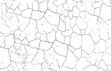 Kırık bir duvarın siyah beyaz fotoğrafı, grunge dokusu, kirli Grungy etkisi, üst üste bindirme sorunu, grunge dokusu, deprem., 