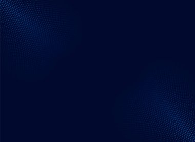 Soyut mavi yarım ton arkaplan. Yarı ton etkisi. Vektör yarım ton deseni, beyaz noktalı bir mavi arkaplan