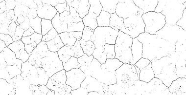 Kırık bir duvarın siyah ve beyaz görüntüsü, beyaz arka planda çatlak bir beyaz boya çatlak bir duvarın siyah ve beyaz çizimi, çatlak bir arka plan.