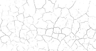 Kırık bir duvarın siyah ve beyaz görüntüsü, beyaz arka planda çatlak bir beyaz boya çatlak bir duvarın siyah ve beyaz çizimi, çatlak bir arka plan.